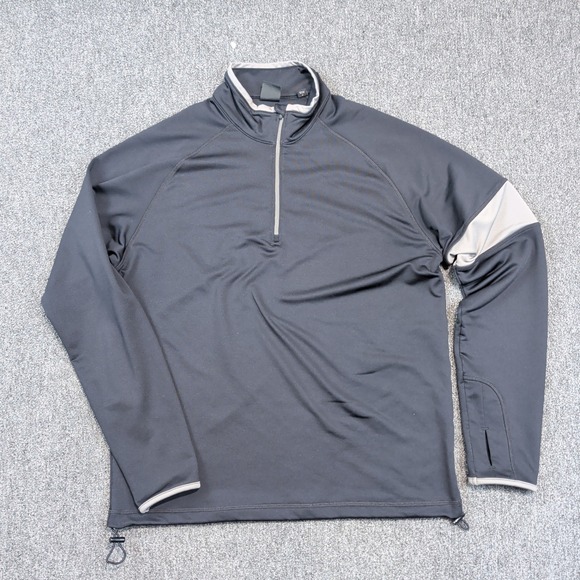 Dunning Golf Gorpcore 1/4 Zip Pullover Size M Black Performance Sporty DN800525 — photo 2